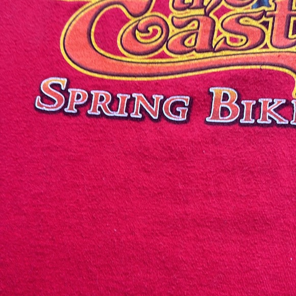 Cruising the Coast Y2K Pirate Myrtle Beach Bike Week Motorcycle Tee - Picture 5 of 9